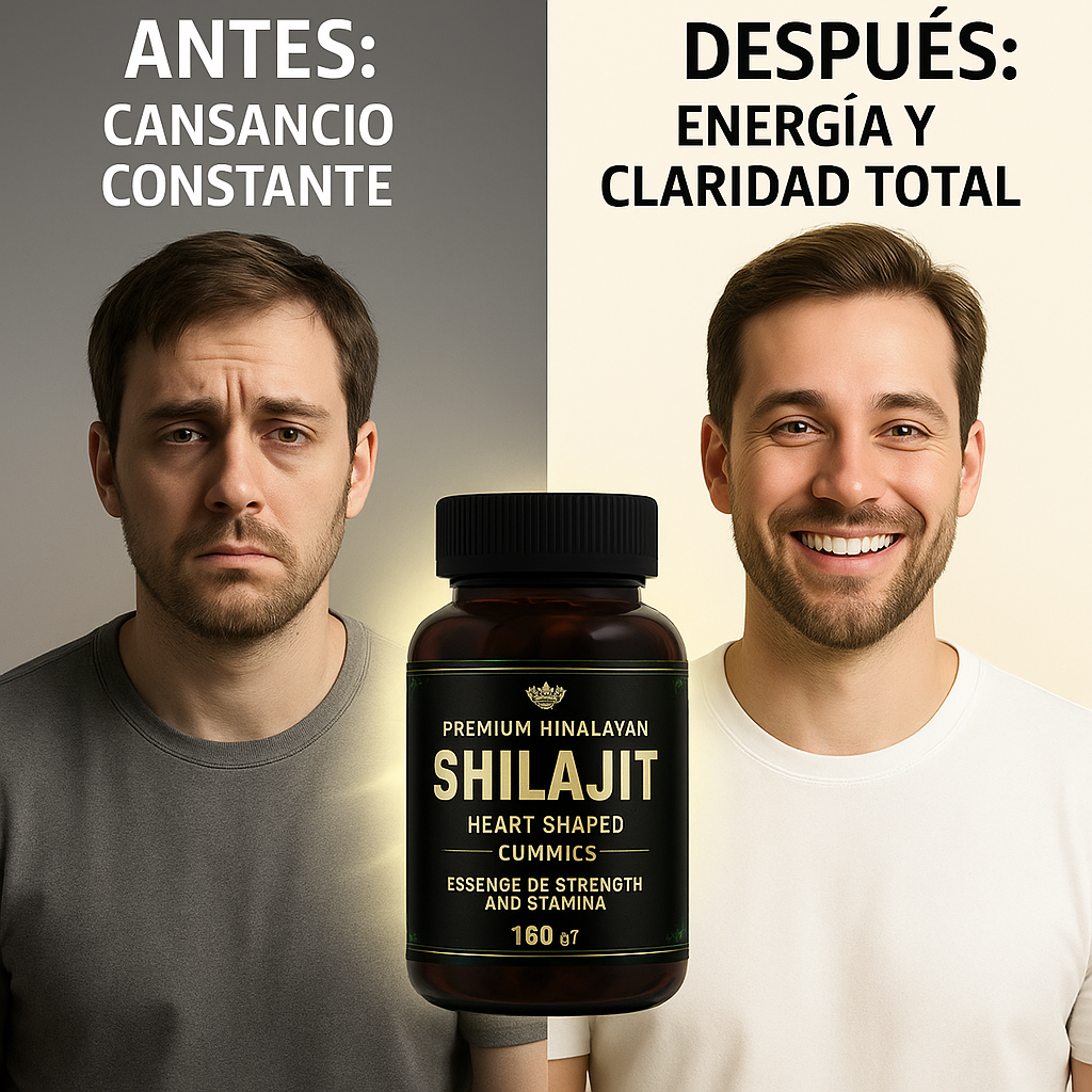 GOMAS SHILAJIT 🤩 - Energía, Fuerza y Vitalidad 🔋💪🤸 - Últimas 7 Unidades 🔥