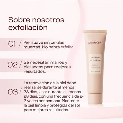Gel Exfoliante Aclarador Quarxery, Elimina Imperfecciones al Instante - Últimas 7 Unidades 🔥