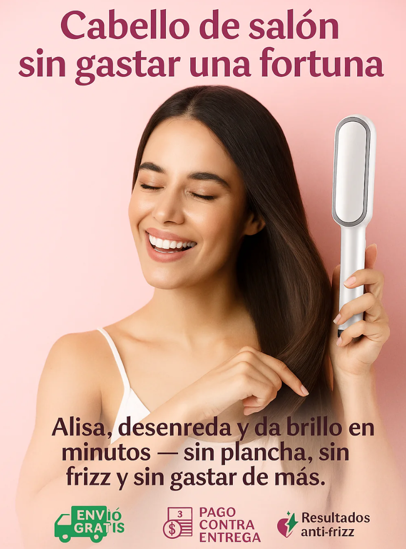 LissePro™🌸 | Cepillo Alisador Plancha 2 en 1 - Últimas 7 Unidades 🔥