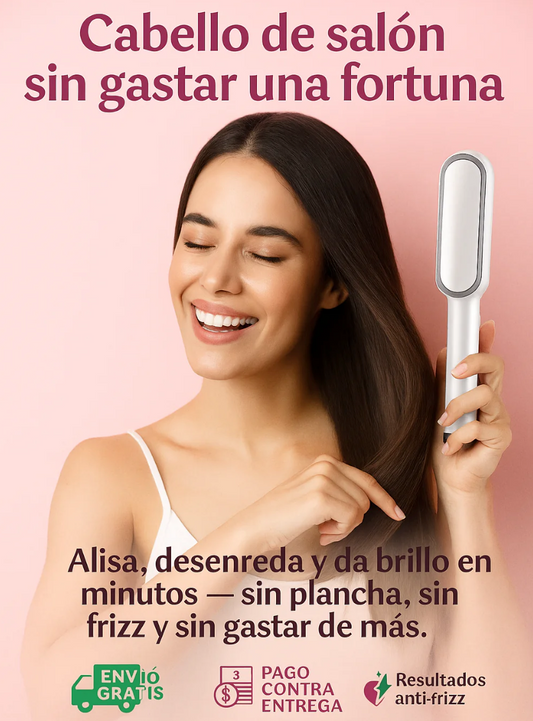 LissePro™🌸 | Cepillo Alisador Plancha 2 en 1 - Últimas 7 Unidades 🔥